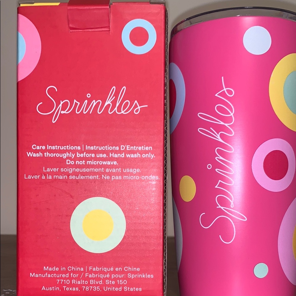 Pink Tumbler by Sprinkles - Picture 3 of 4